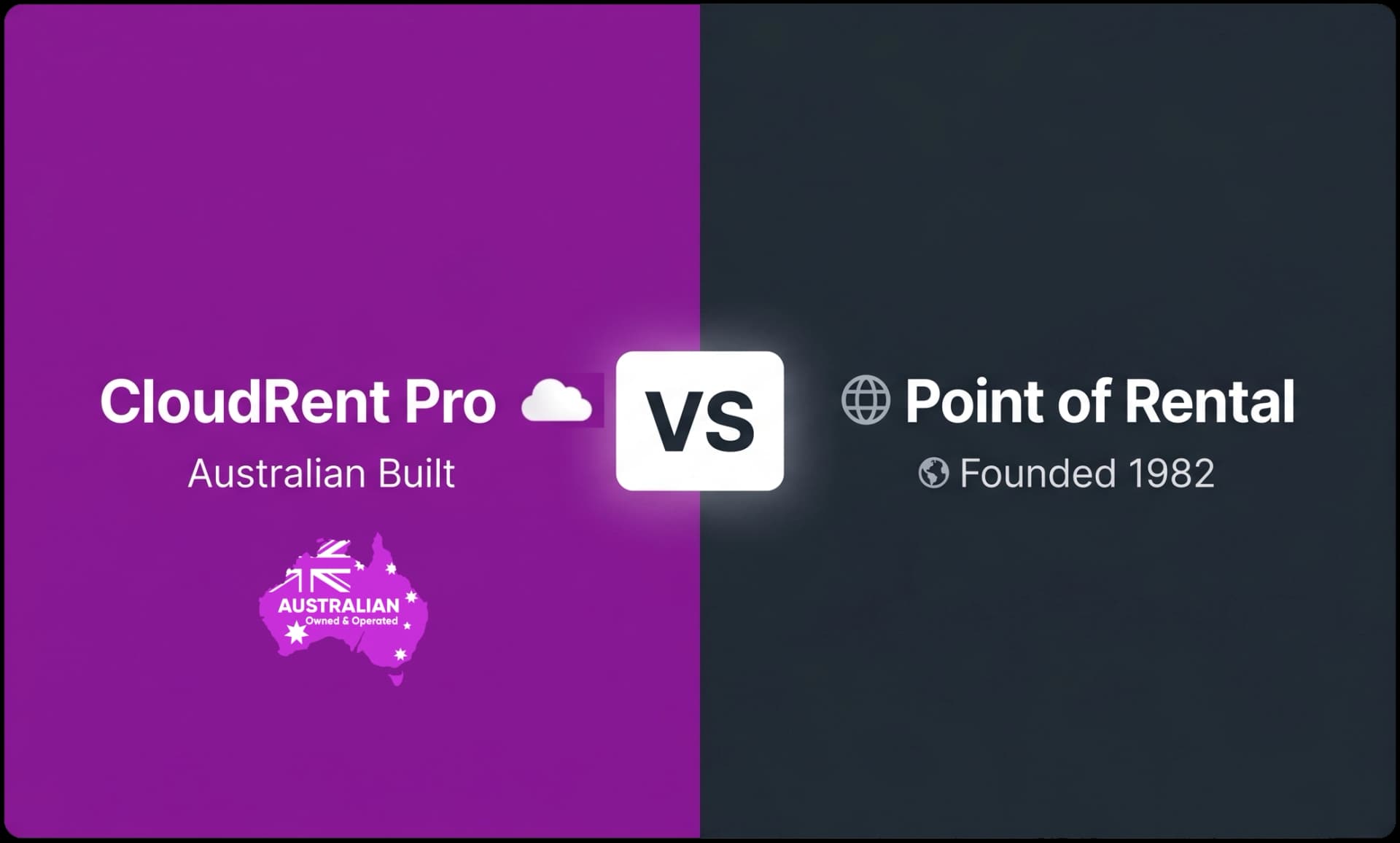 CloudRent Pro vs Point of Rental software comparison
